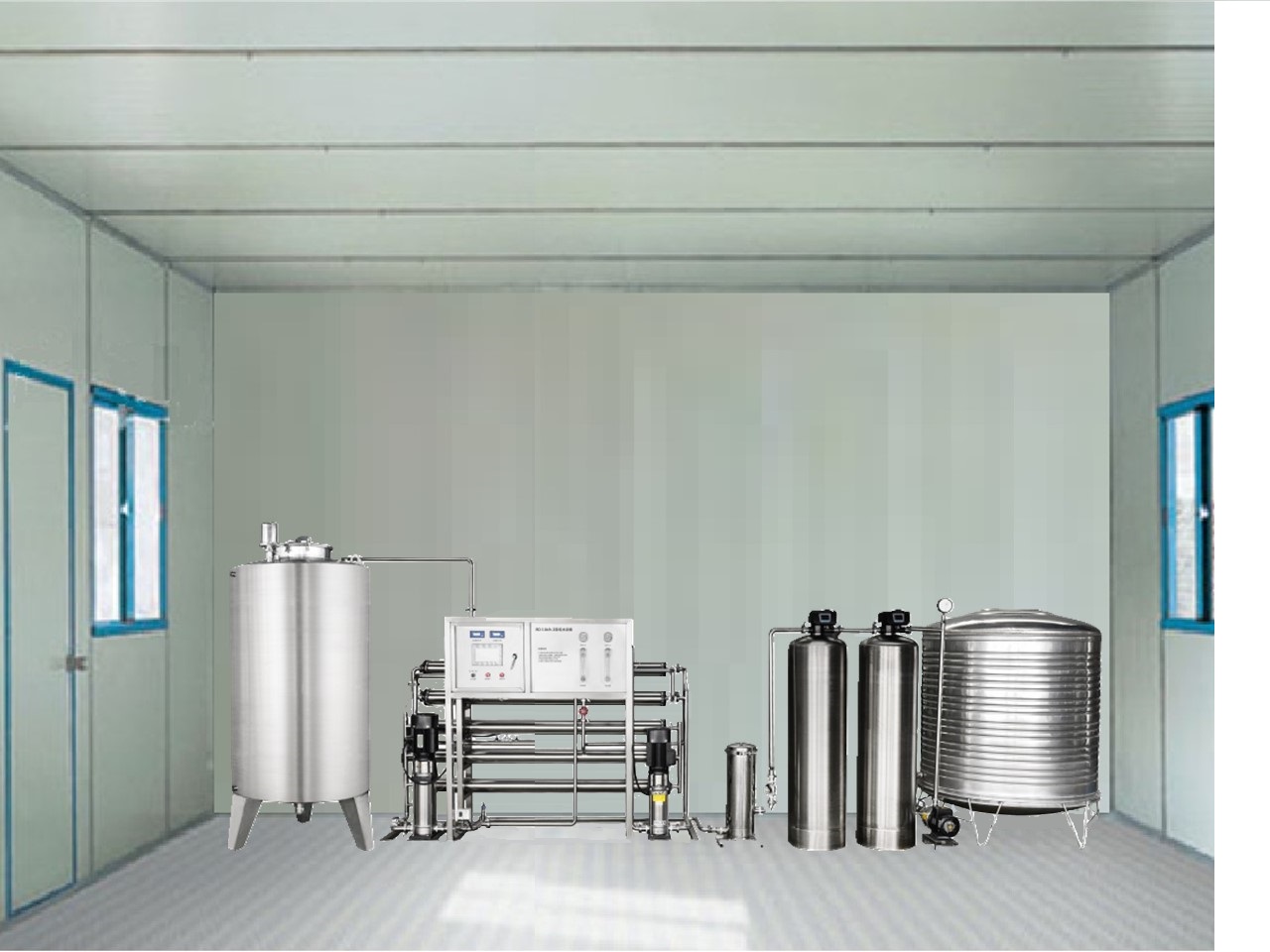 單級(jí)反滲透工程機(jī)